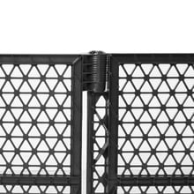 Black 6 Panel Foldable Pet Playpen